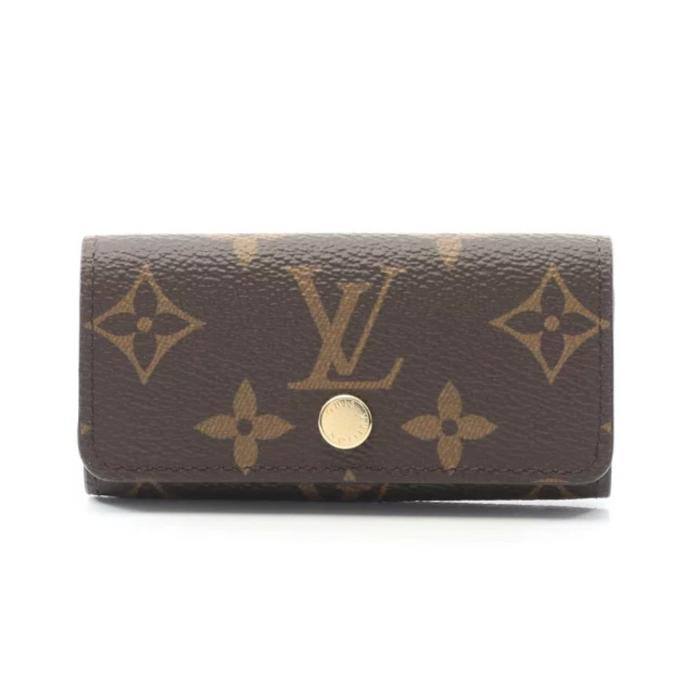Louis Vuitton Multicles Key Case Wallet Accessory Canvas Monogram Brown